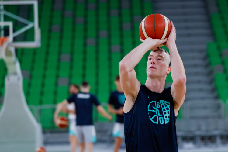 practice session of Slovenia Men’s Basketball team in Arena Stozice