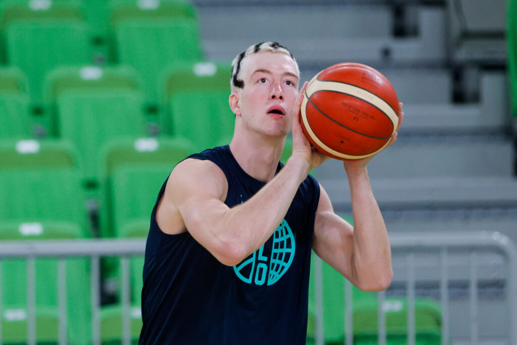 practice session of Slovenia