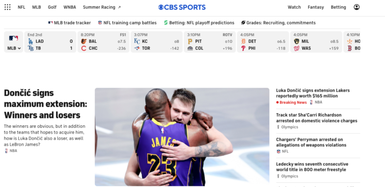 Luka Dončić, CBS Sports