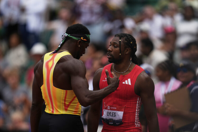 Kenny Bednarek, Noah Lyles