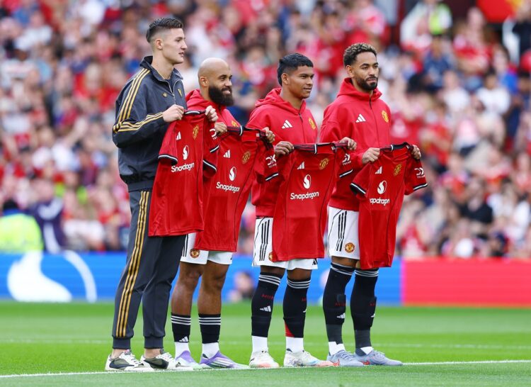 Manchester United v Fiorentina, Pre Season Friendly, Football, Old Trafford, Manchester, UK - 09 Aug 2025