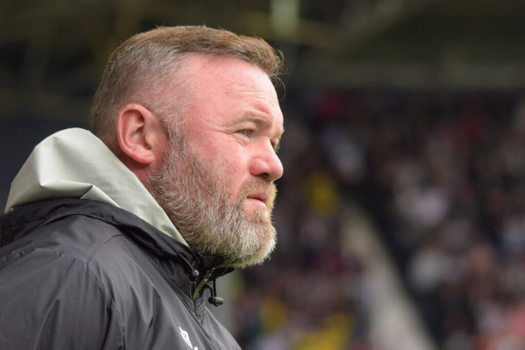 West Bromwich Albion FC v Plymouth Argyle FC Plymouth Argyle manager Wayne Rooney looks on ahead of kick off of the West