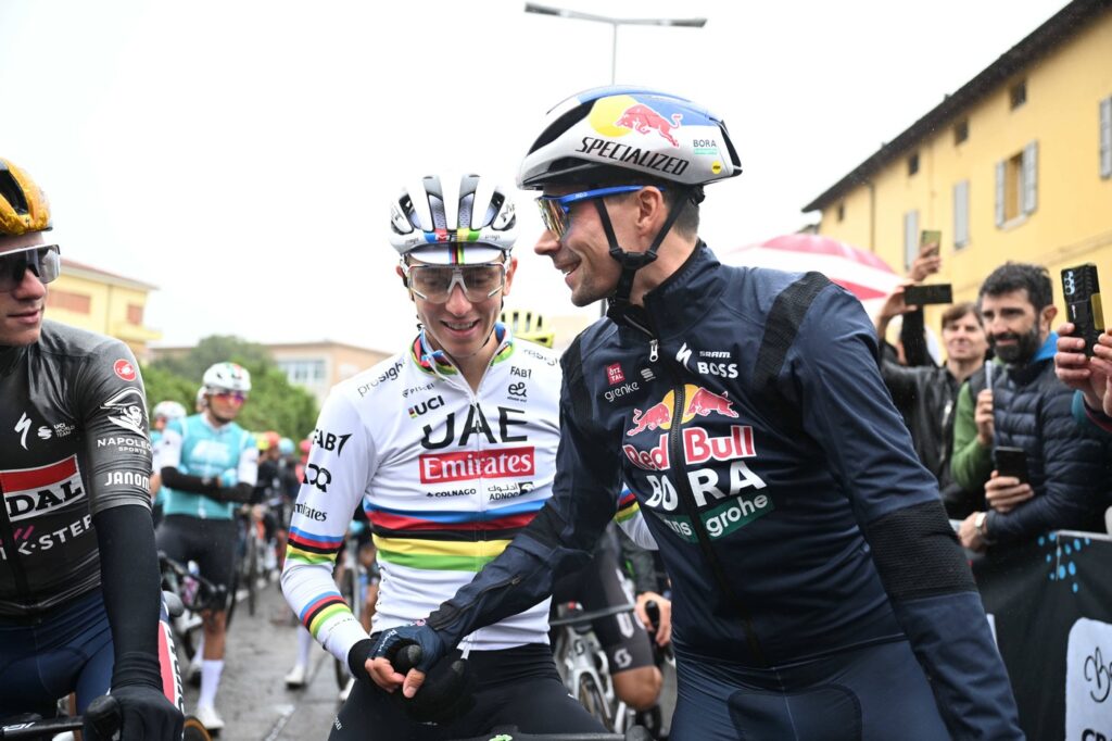 Tadej Pogačar in Primož Roglič