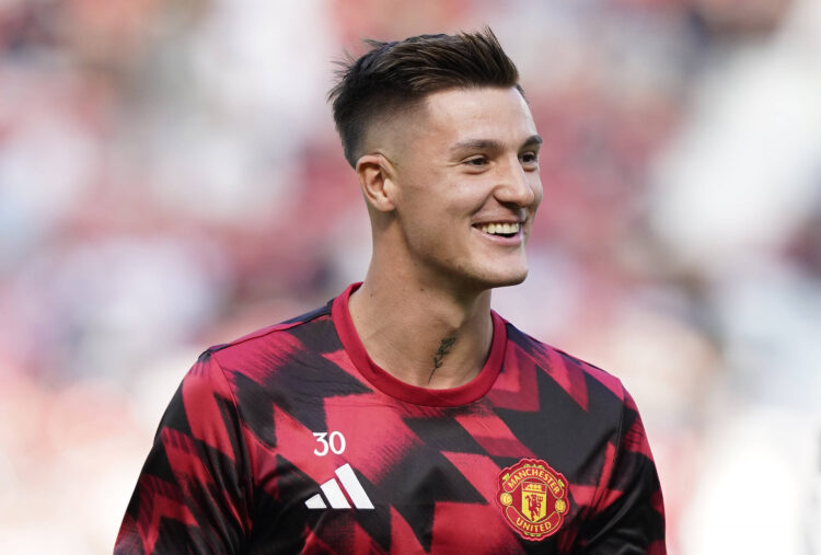 Manchester United - Arsenal, Benjamin Šeško