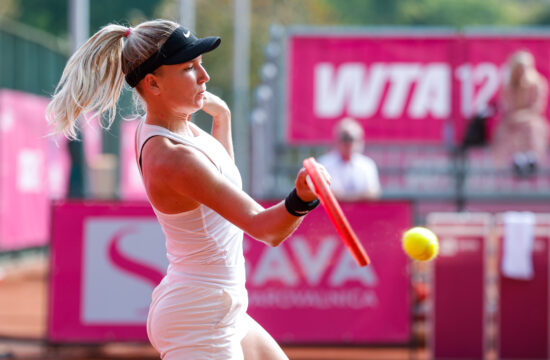 Nika Radisic competes at Zavarovalnica Sava, WTA 125, Ljubljana