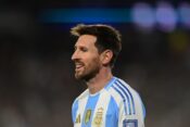 Buenos Aires, Argentina - September 4: Lionel Messi of Argentina reacts during a FIFA World Cup 2026 Qualifier match between Argentina and Venezuela a