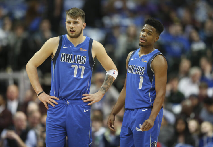 Luka Dončić in Dennis Smith Jr.