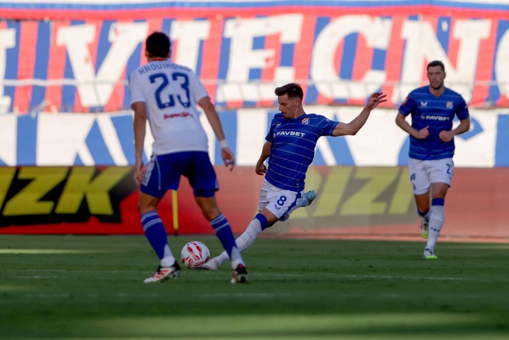 20.09.2025., Split - stadion Poljud, Split - SuperSport HNL, 7. kolo, HNK Hajduk - GNK Dinamo. Miha Zajc