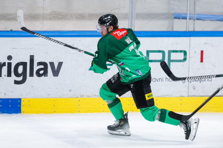 IceHL 2025/2026 ice-hockey match between SZ Olimpija and Hydro Fehervar in Tivoli Hall, Ljubljana