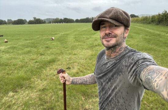 David Beckham on social media