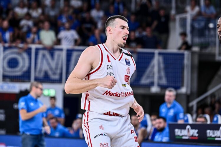 Vlatko Cancar Pallacanestro Germani Brescia - EA7 Emporio Armani Olimpia Milano LBA Legabasket Serie A Unipol 2025/2026