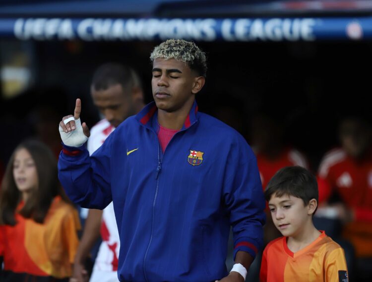 Soccer 2025 LaLiga: FC Barcelona 6-1 Olympiacos FC, Sabadell, Spain - 21 Oct 2025