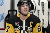 Pens Sidney Crosby Scores in Third Period of 6-3 Win