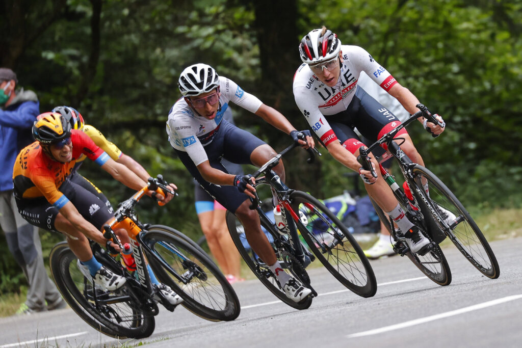 Tadej Pogačar Egan Bernal