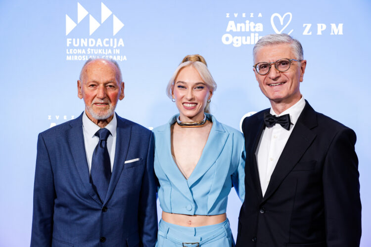 Miroslav Cerar in Janja Garnbret in Franjo Bobinac