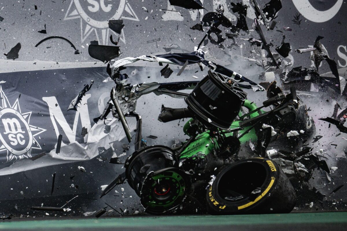 Spektakularna nesreča Brazilca (VIDEO)