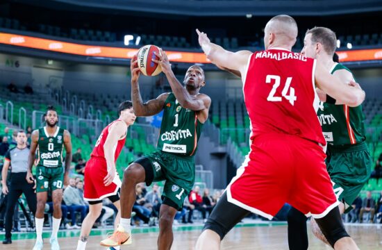 Cedevita Olimpija odpihnila Dunaj, Krka še naprej brez zmage