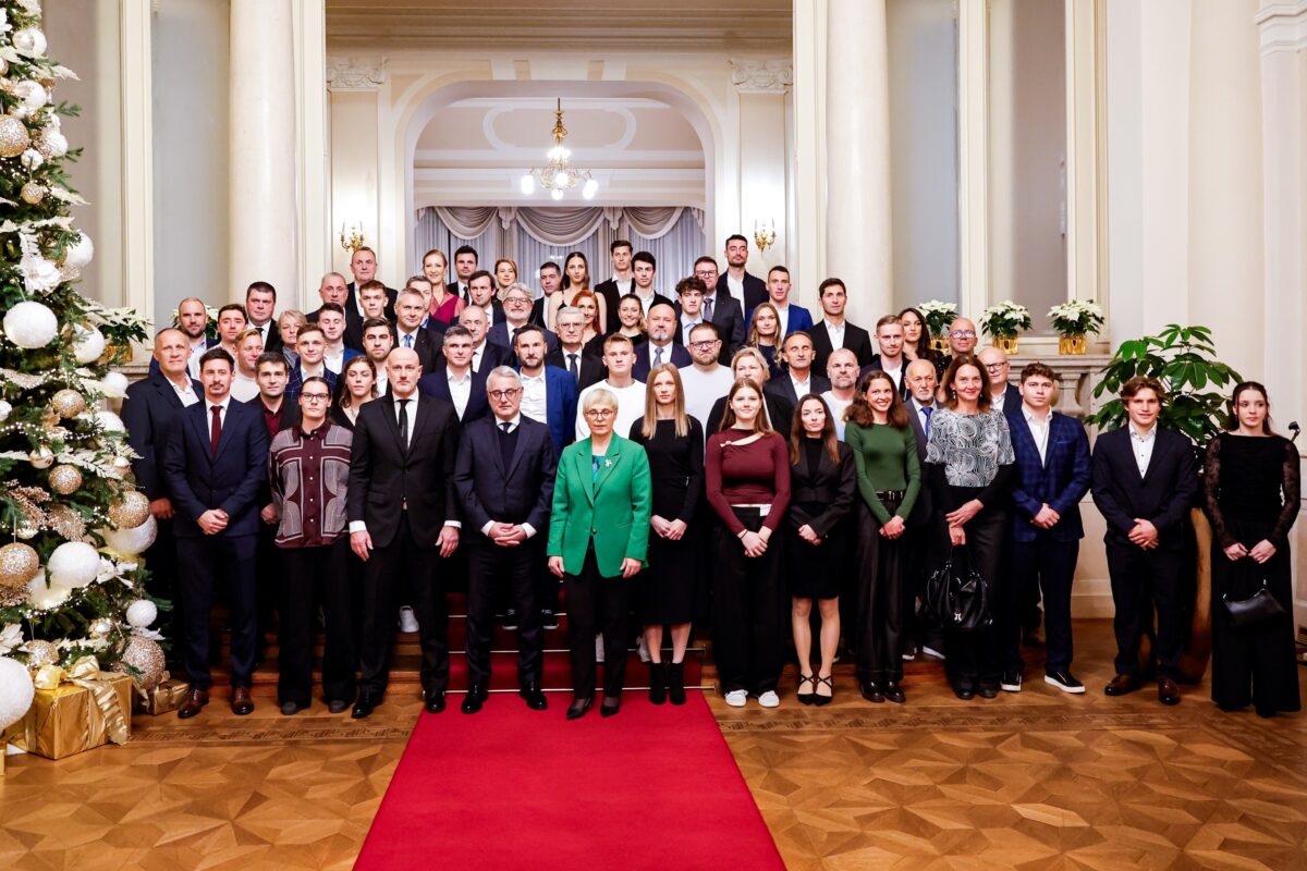 Predsednica Pirc Musar sprejela najboljše: Šport je zgodba o navdihu