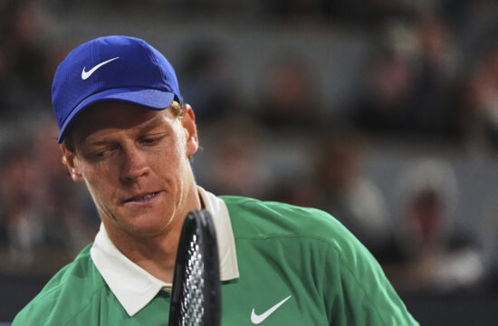 Športnik leta v Italiji teniški igralec, a to ni Sinner