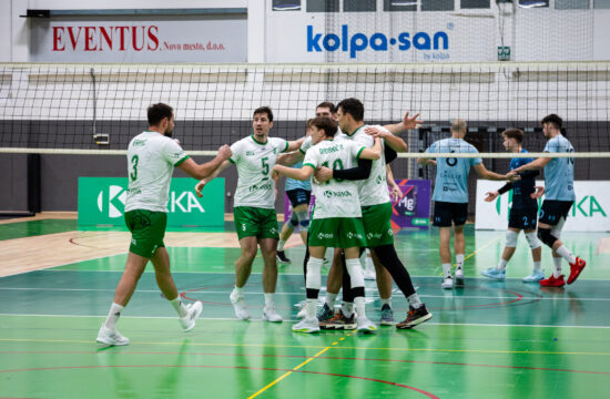 Krka presenetila Calcit Volley