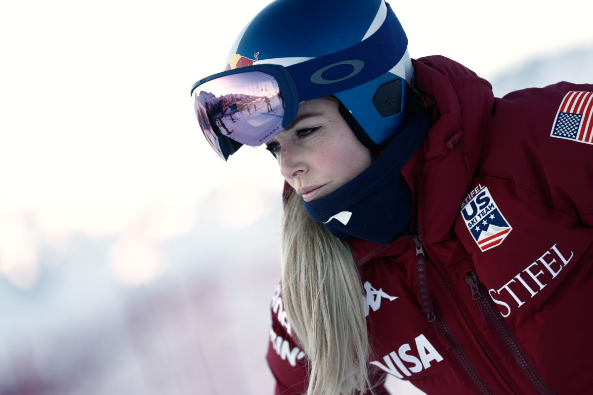 Lindsey Vonn se je na poseben način poklonila tudi Tina Maze
