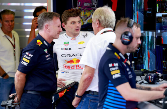 Christian Horner Max Verstappen Helmut Marko