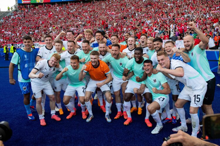 Nicolas Seiwald (Oesterreich, 06), Matthias Seidl (Oesterreich, 22), Stefan Posch (Oesterreich, 05), Konrad Laimer (Oest