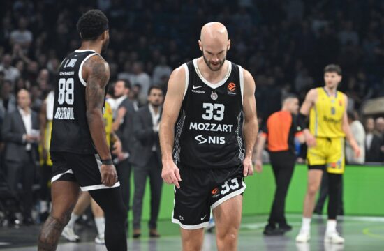 Nov visok poraz Partizana, Olympiakos slavil v Bologni (VIDEO)