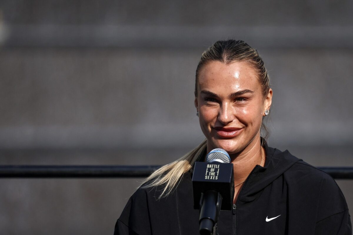 Tako Sabalenka kot Kyrgios prepričana v zmago v “dvoboju spolov”
