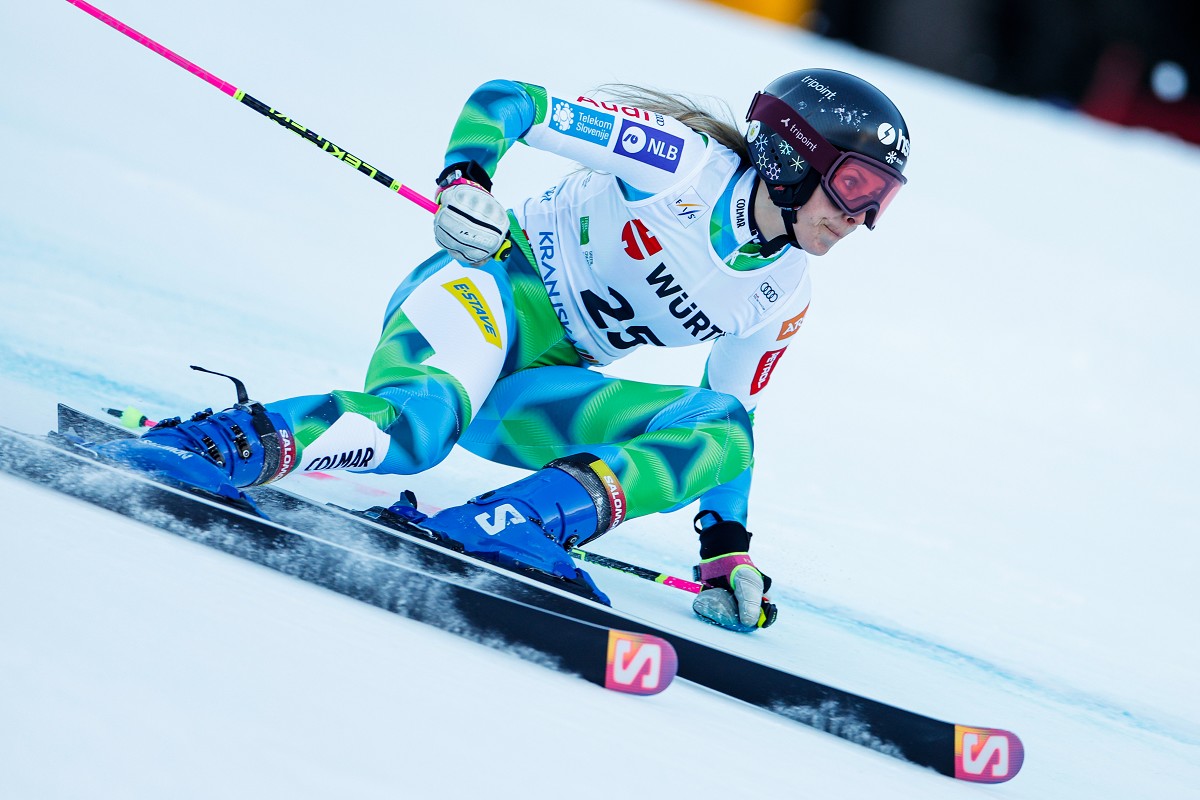 Smučarke danes na Slovencem zelo ljubem smučišču