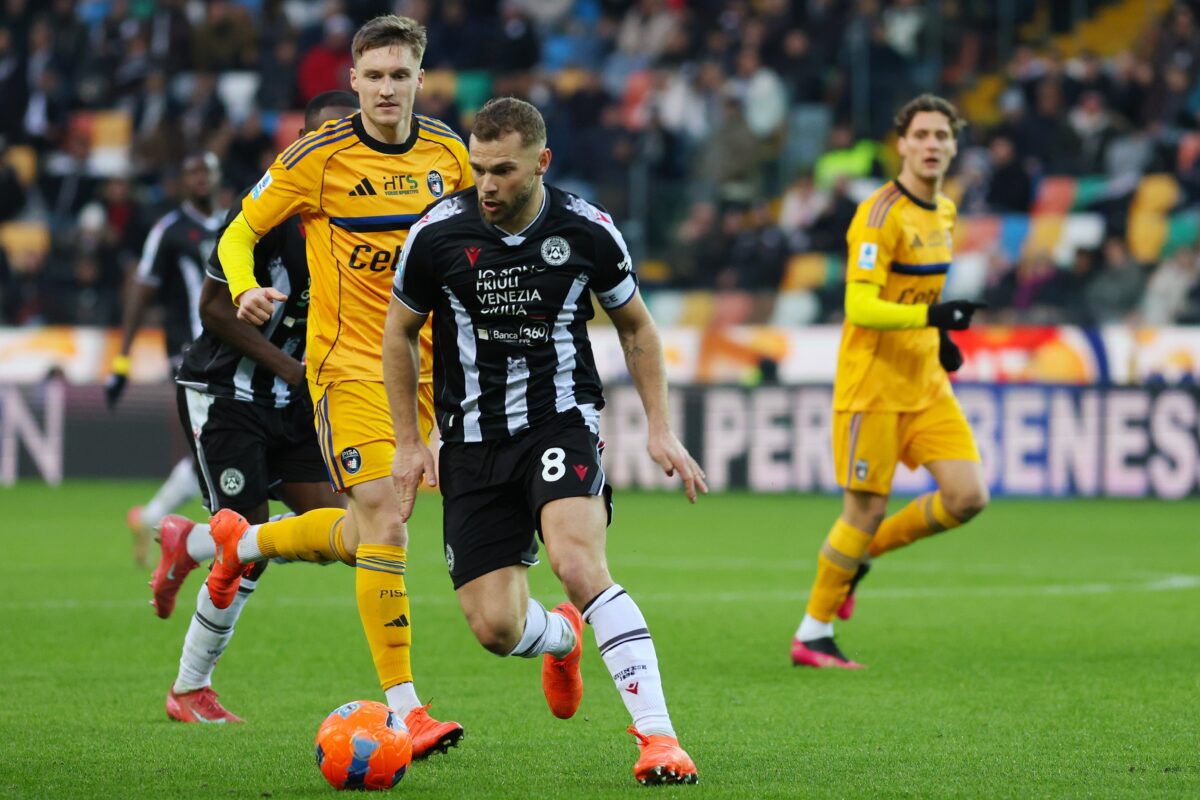 Udineseju le točka, Roma začasno tretja