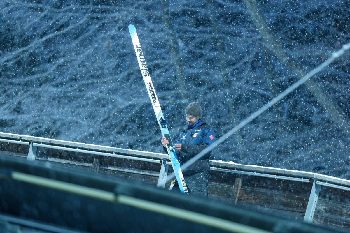 Poljak, ki je bil priča kaosu: Nekdo je zadel v Domnove smuči