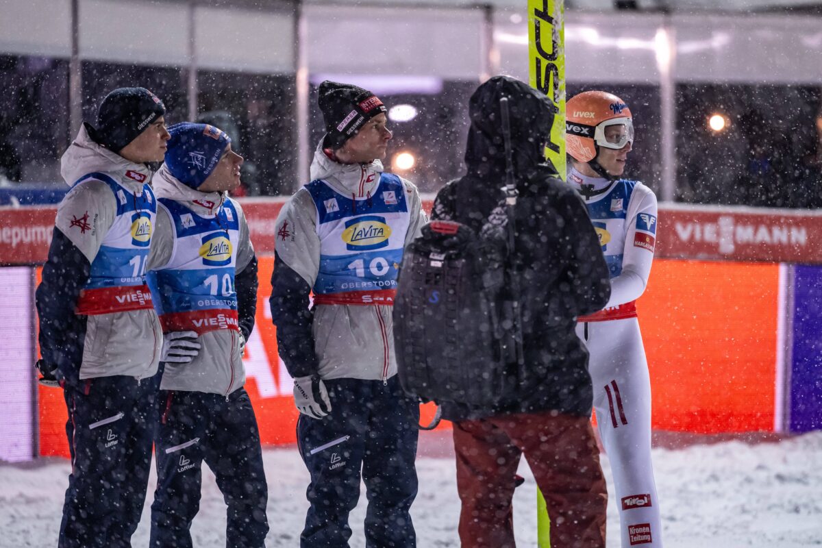 Dogodki v Oberstdorfu avstrijskega asa pustili odprtih ust