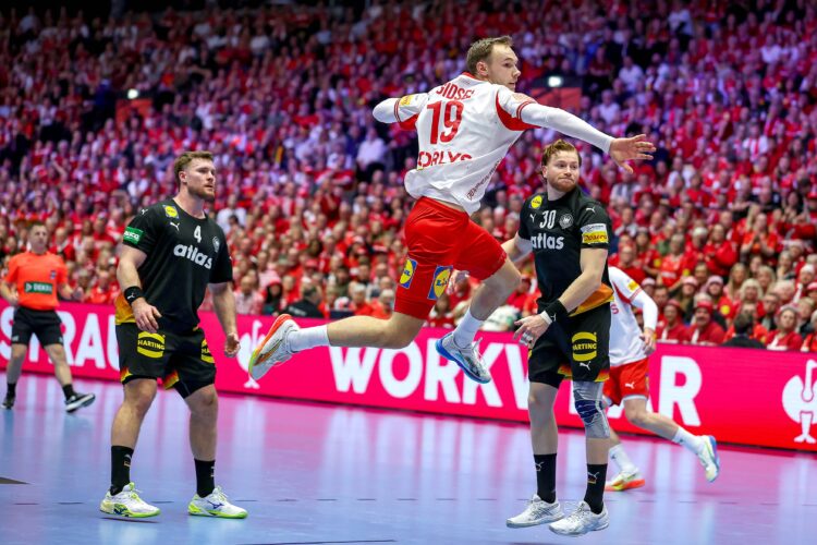 26.01.2026, Handball EM Männer, Deutschland - Dänemark