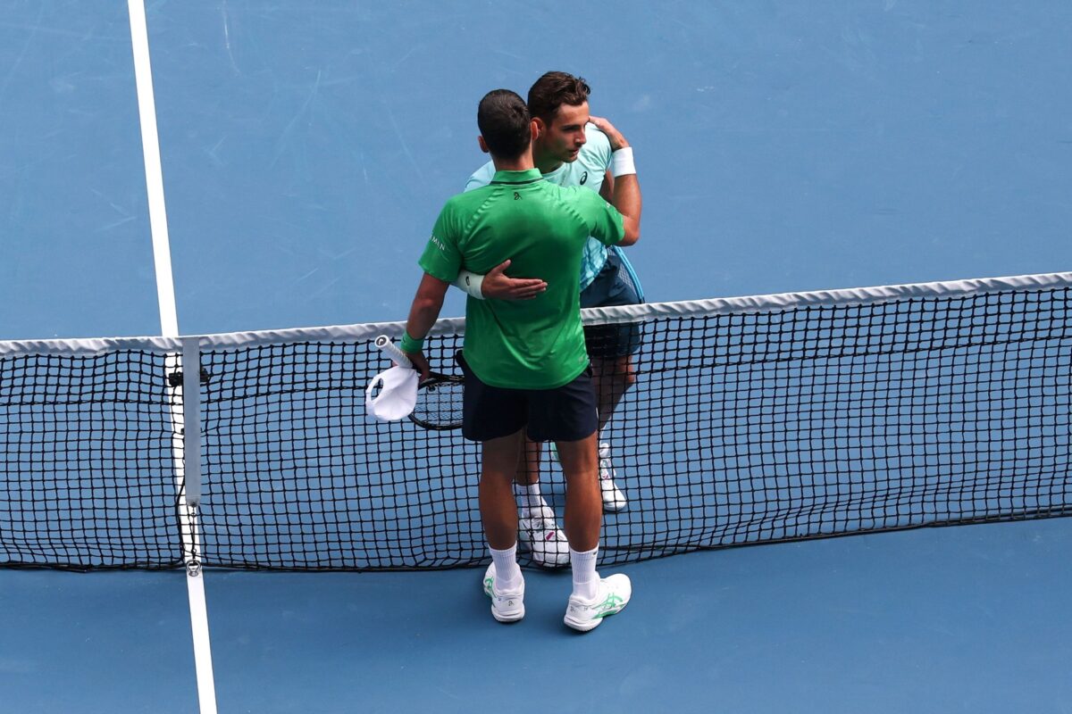 Đoković le še korak od finala, zadnja ovira Sinner