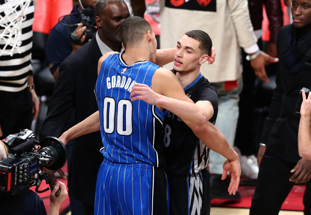 Aaron Gordon in Zach Lavine