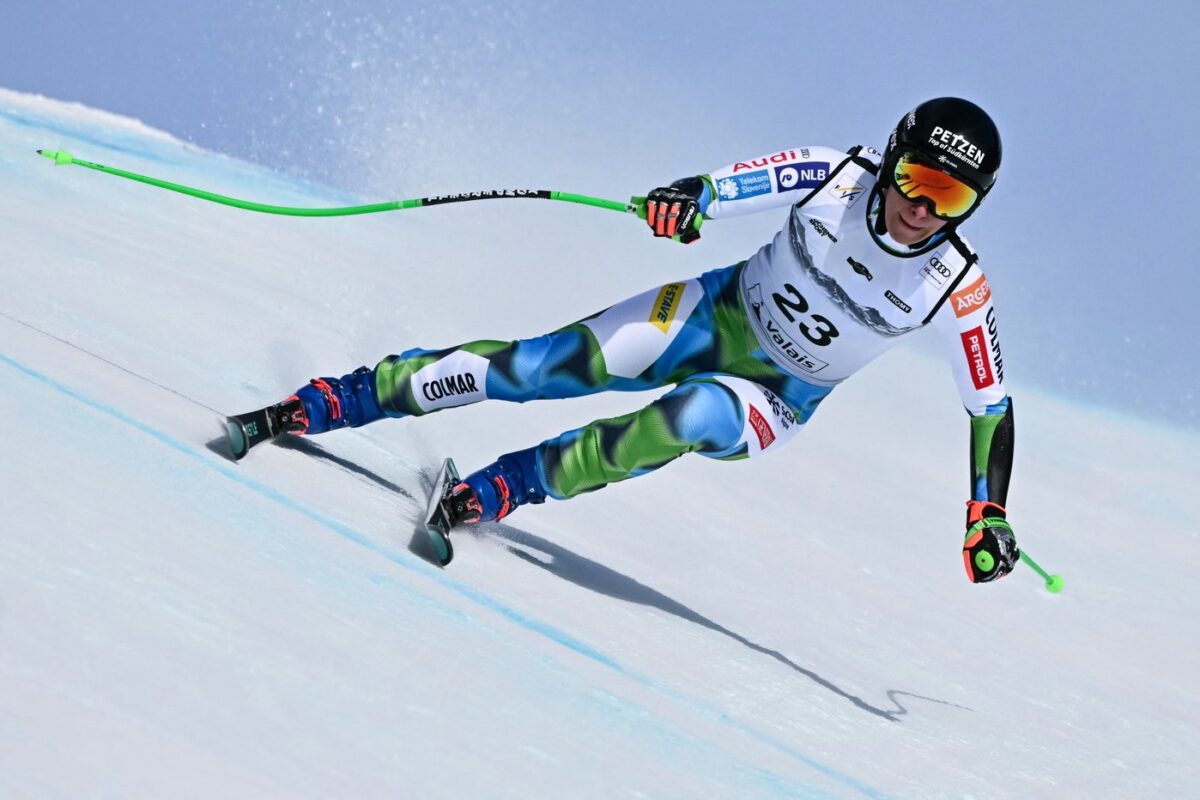 Ilka Štuhec na delu v Andori