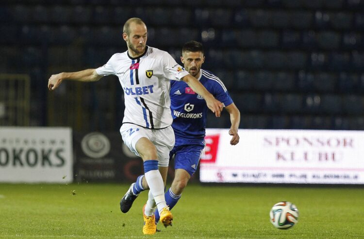 IVAN MAJEWSKI MAYEWSKI ZAWISZA GRZEGORZ KUSWIK RUCH CHORZOW 2015 06 05 SPORT FOOTBALL T MOBILE EKST