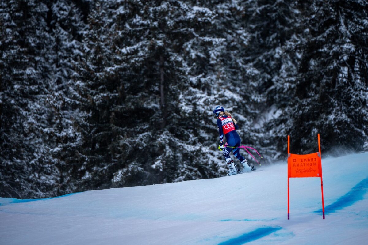 Odpadli smuk iz Crans Montane v Italiji