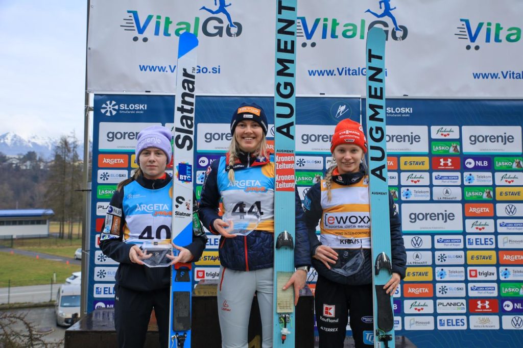 Lep uspeh mlade slovenske skakalke v Kranju