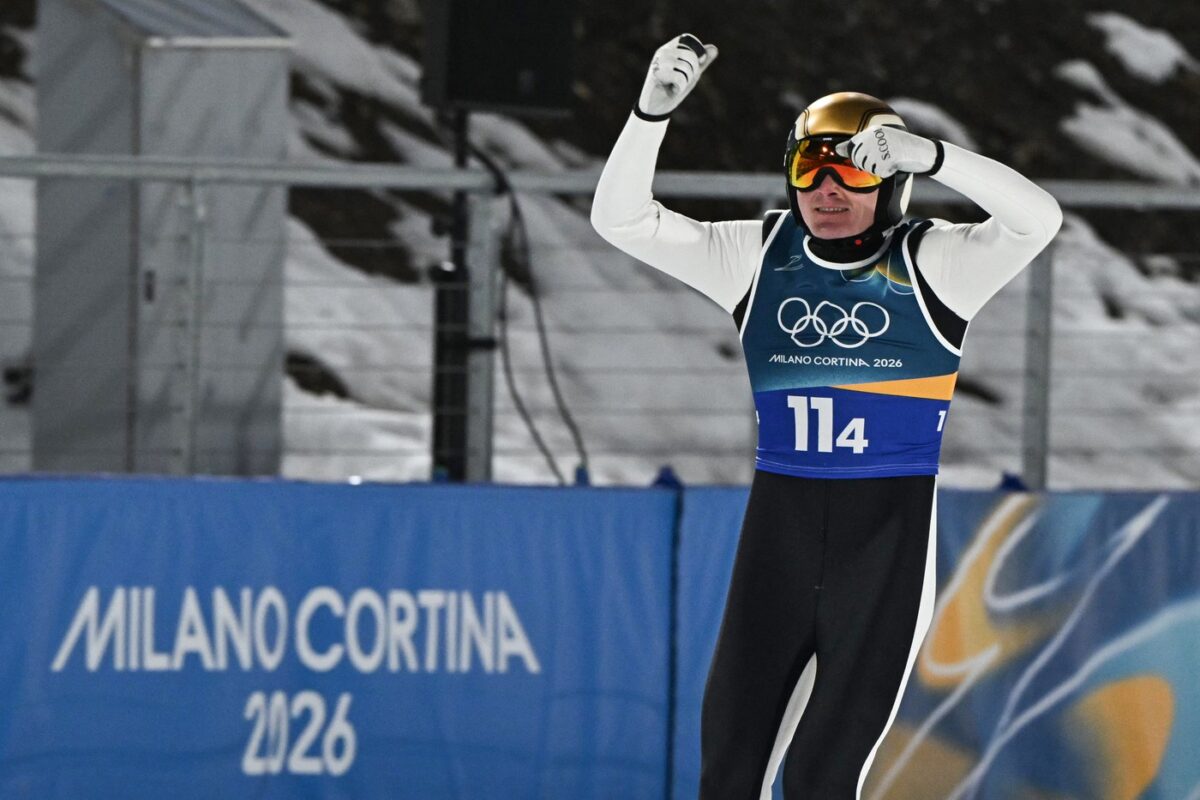 Domen Prevc navdušil že na treningu