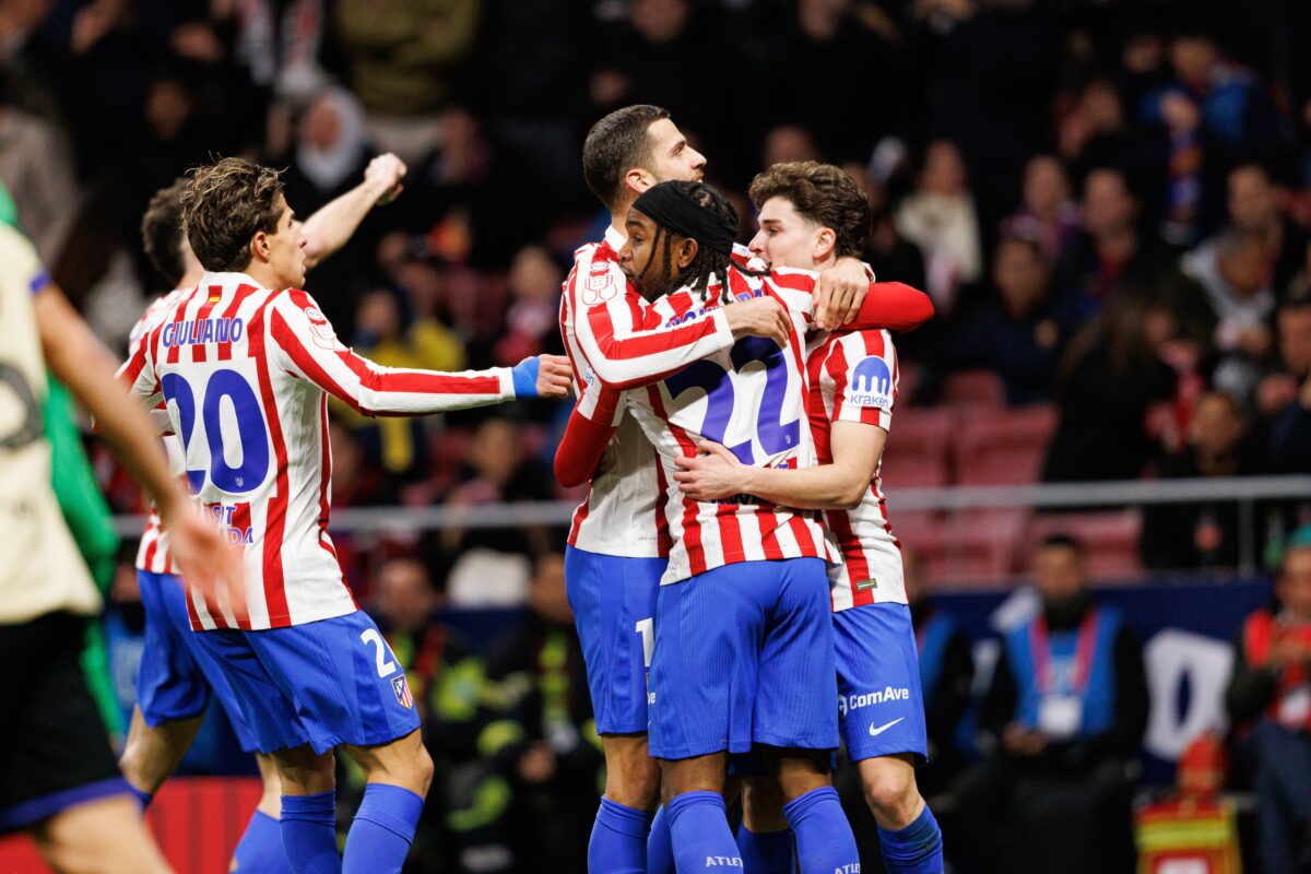 Atletico Madrid napolnil mrežo Barcelone