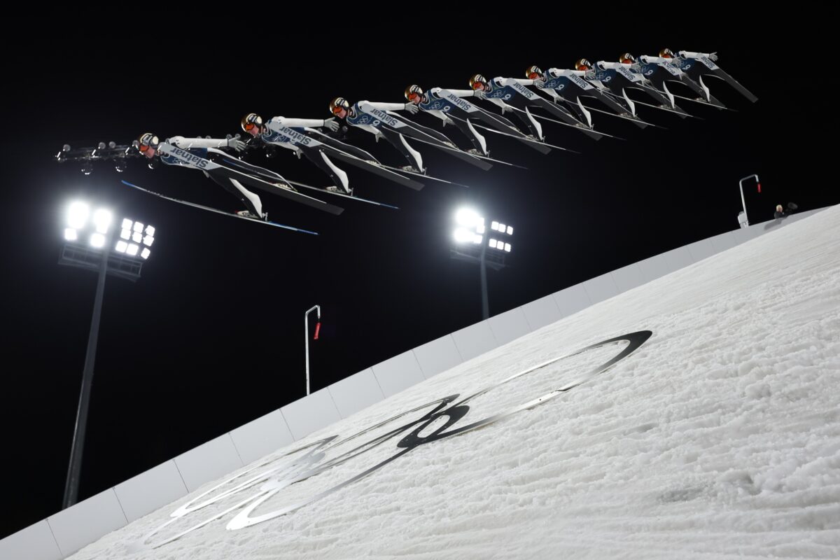 Domen Prevc popravlja vtis s srednje naprave