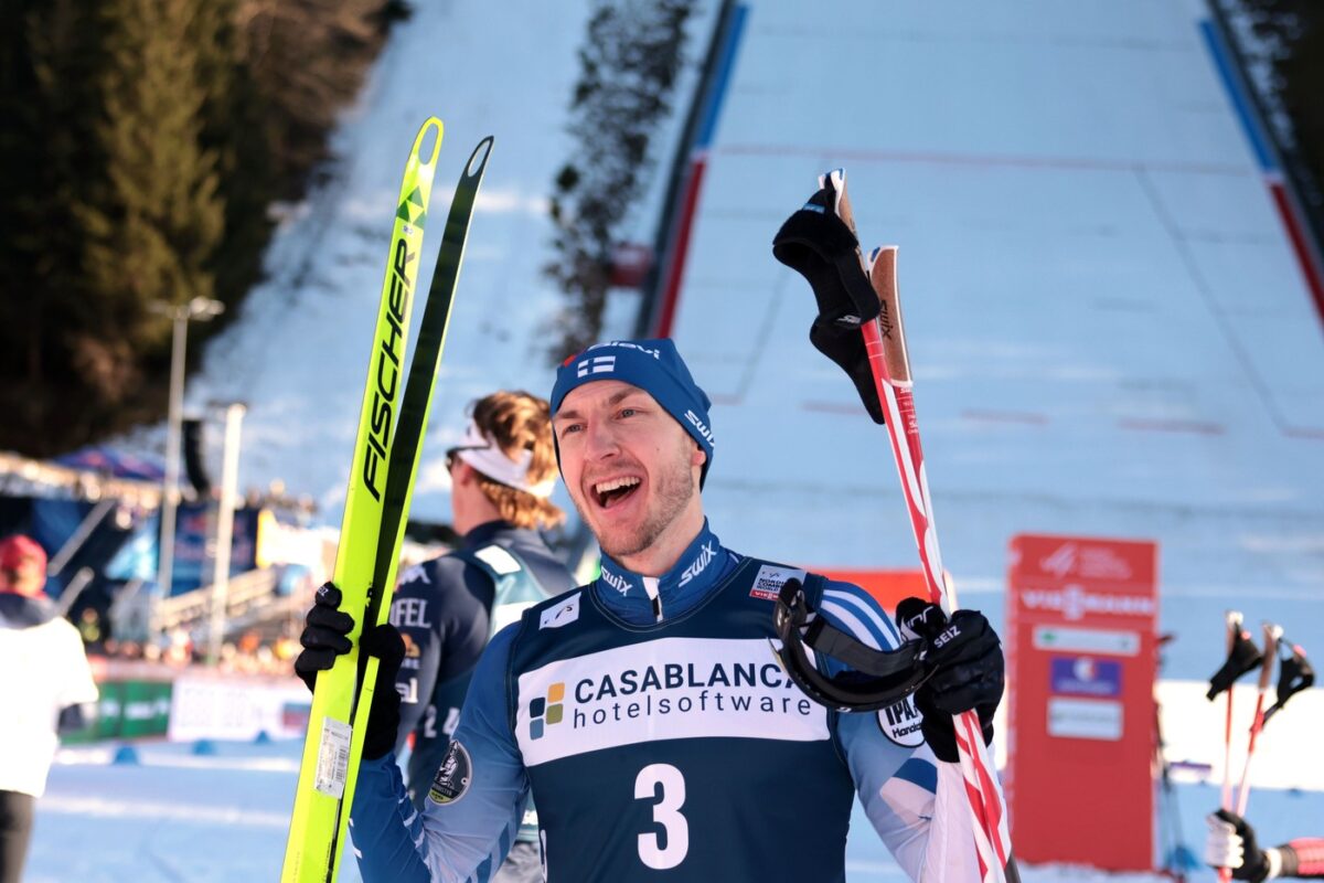 Na zgodovinski dan Finec preprečil domače slavje