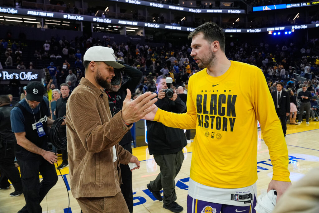 Steph Curry in Luka Dončić