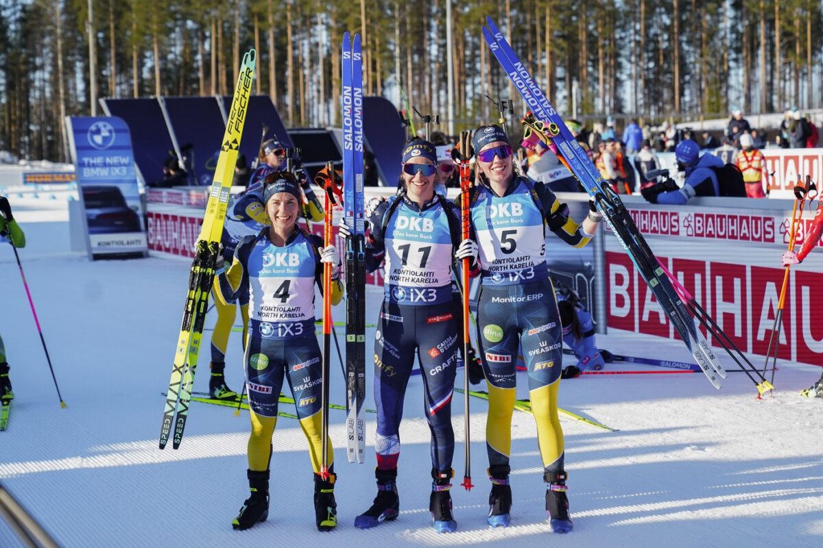 Francozinja pred dvema Švedinjama