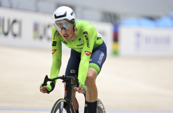 Peterlin v Perthu na velodromu do petega mesta v svetovnem pokalu