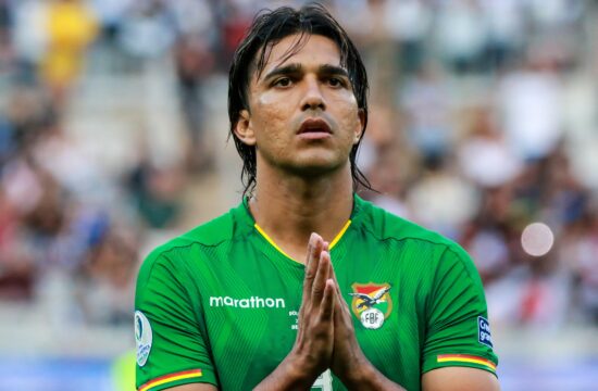 Belo Horizonte, Brazil. 22nd June, 2019. Marcelo Martins Moreno, from Bolivia, during a match between Bolivia and Venezuela, valid for the group stage of the Copa America 2019, held this Saturday (22) at the Mineirão Stadium in Belo Horizonte, MG. Credit:
