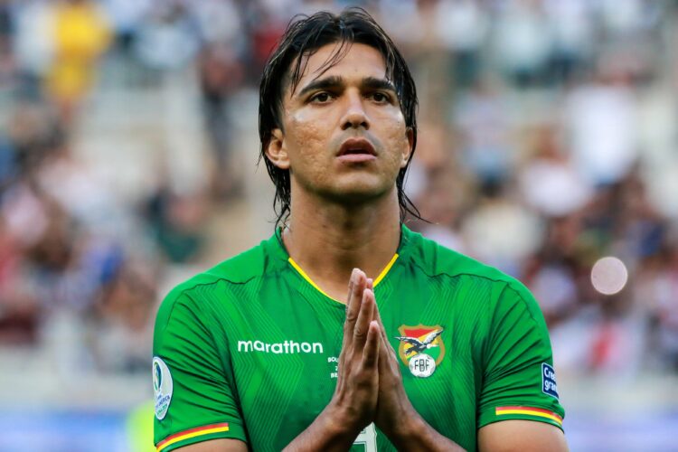 Belo Horizonte, Brazil. 22nd June, 2019. Marcelo Martins Moreno, from Bolivia, during a match between Bolivia and Venezuela, valid for the group stage of the Copa America 2019, held this Saturday (22) at the Mineirão Stadium in Belo Horizonte, MG. Credit: