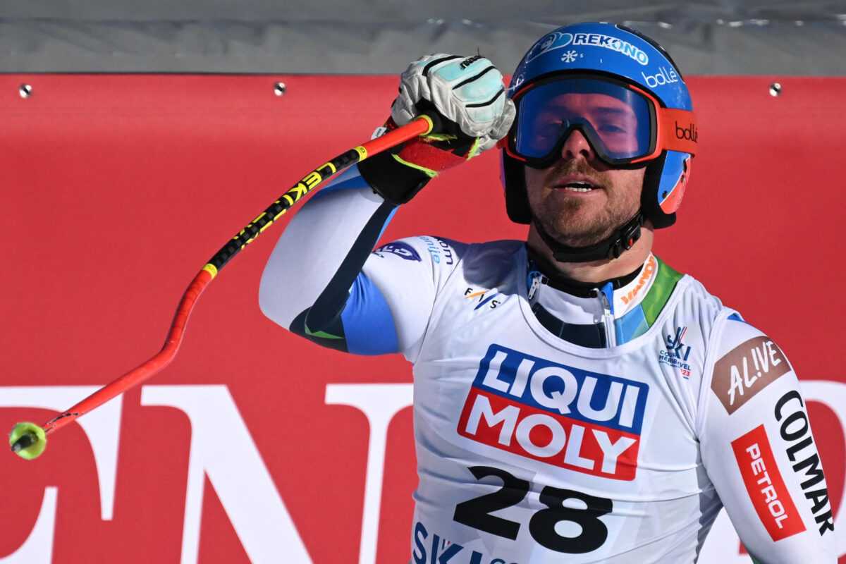 Hrobat in Čater v Courchevelu še na superveleslalomu